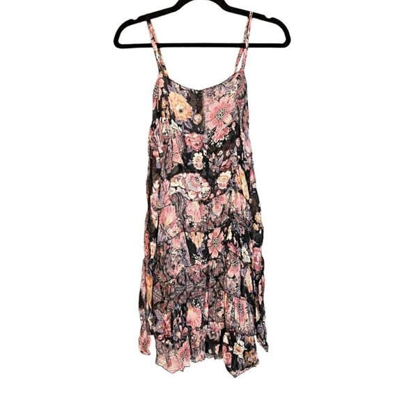 Just Margo Womens Floral Boho Ruffle Dress – Made in Italy, Size Small - Picture 4 of 14